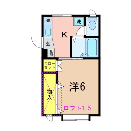 第二太陽コーポの物件間取画像